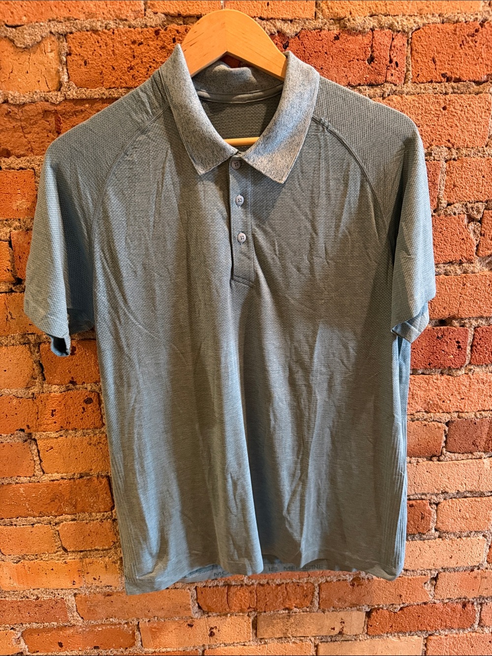 Lulu Men's Metal Vent Short Sleeve Polo Shirt - Green